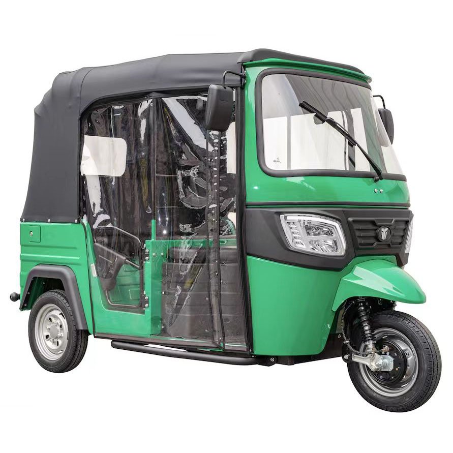 Single Row 2 Passengers Electric Auto Rickshaw Tricycle Bajaj Triwheeler Tuk Tuk 3 Wheelers Price in China
